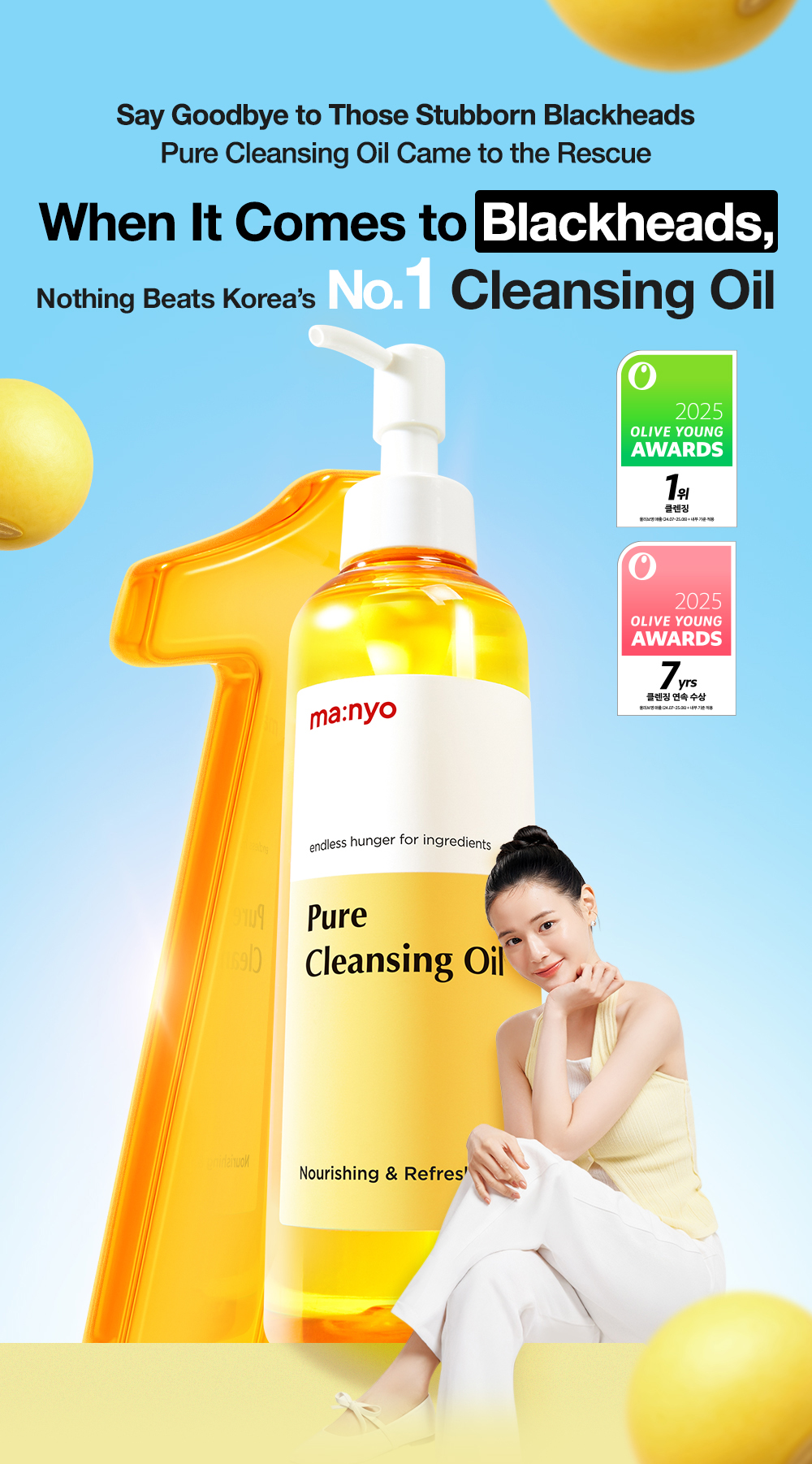 ma:nyo Pure Cleansing Oil 200ml Set (+Refill 200ml+Capsule Type